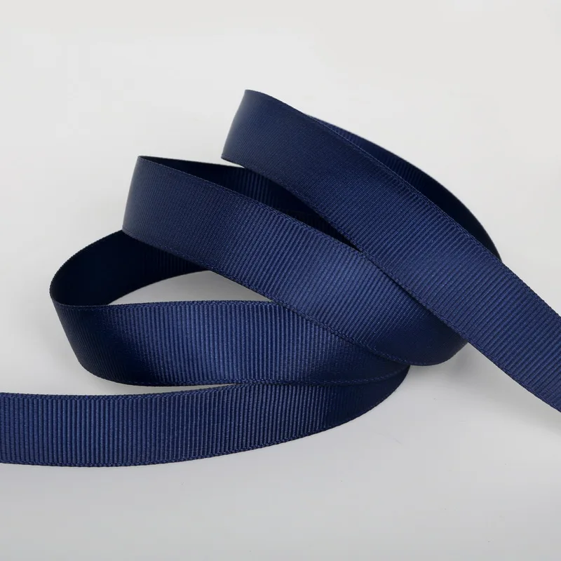 100 yard Navy Pretty Grosgain Ribbons Wedding Party Decoration Invitation Card Gift Wrapping Scrapbooking Supplies Riband 6 Size