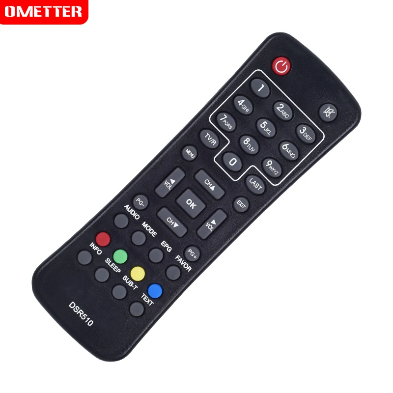 DSR510 сменный пульт дистанционного управления для Schwaiger для Skymaster для Megasat DSR510 Мини цифровой спутниковый ресивер