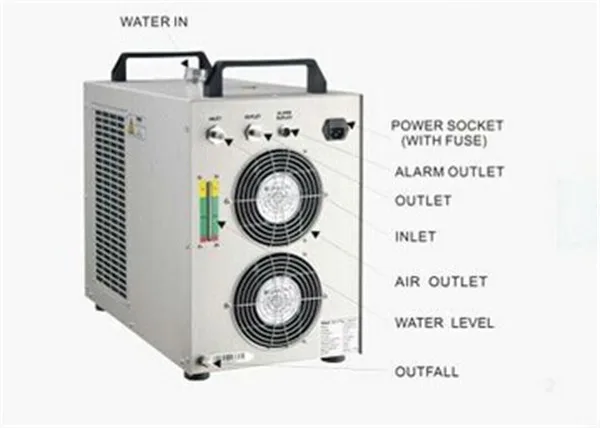 Máquina enfriadora de agua láser Industrial, equipo de refrigeración Vertical, CW-5000 DG 220V, 1 unidad