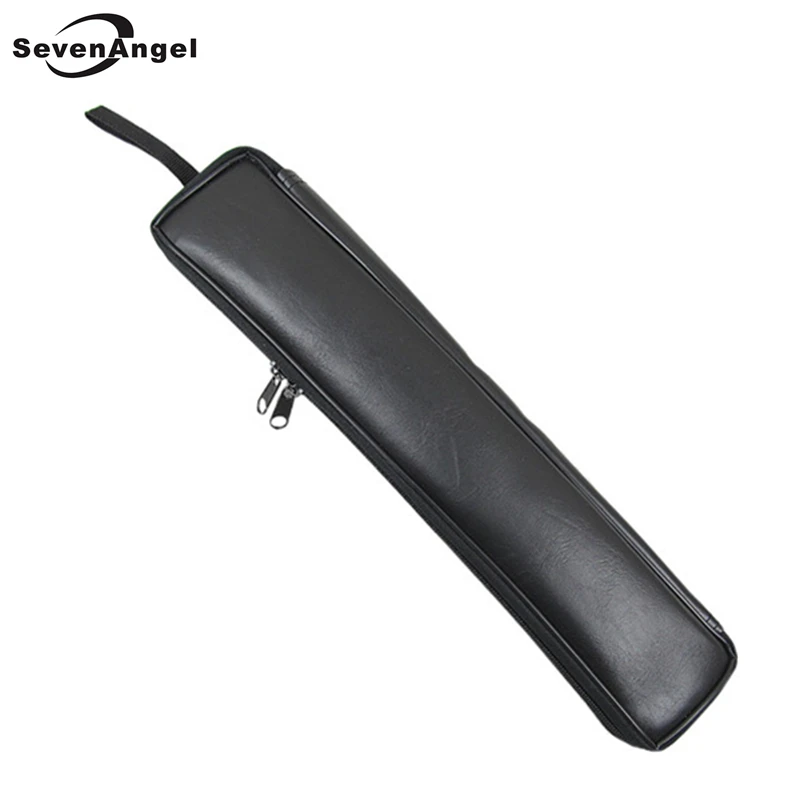 High Quality 2-section Flute Bag for Protection PU Bag Anti - wrestling Cloth Flute Accessory Easy to Carry Hand flute bag