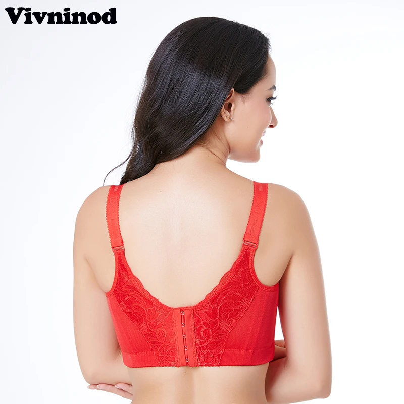 Plus Size 40-52 Sexy Seamless Bras For Fat mm oversize cup 120EFG cup bra with adjustable back underwear push up sexy lace bra