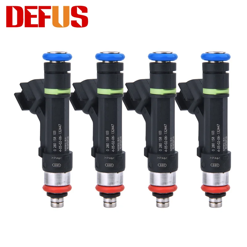 

4x NEW Fuel Injector 0280158103 For MAZDA MX5 MIATA 2.0L 2006-2012 Flow Match Car Engine Injectors Fuel Nozzle Injection 6M8GAB