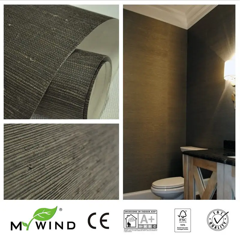 

2019 MY WIND Grasscloth Wallpaper jute 3D wallpapers designs living room wall paper for wall granite european wallpaper landscap