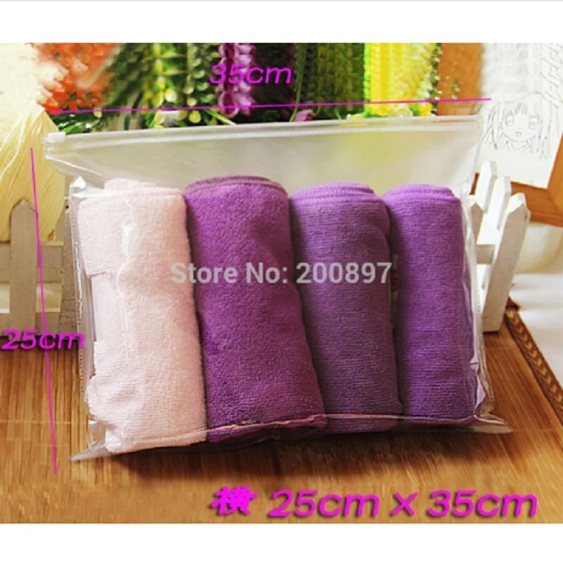 32*25cm Grocery Women Bags Moisture Proof Recyclable Zipper Top PVC Plastic Package Bags 100pcs lot