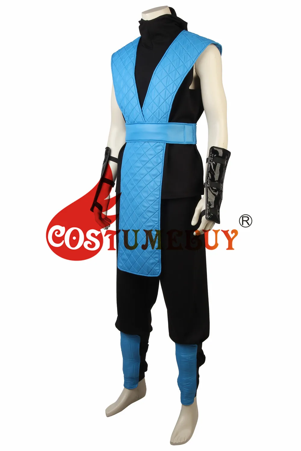 CostumeBuy-Disfraz de juego Sub-Zero para hombre, traje de Cosplay para adultos, disfraz de Carnaval de fantasía para Halloween