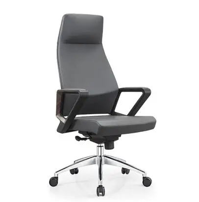 Lederen Baas Stoel Computer Stoel Hoge Rug Home Office Stoel Modieuze Moderne Grote Class Stoel.