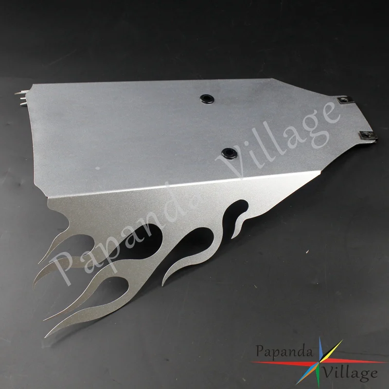 For Suzuki GSXR 1300 GSX1300R Hayabusa 1999-2007 Aluminum Silver Motorcycle Lower Under Belly Pan Wing