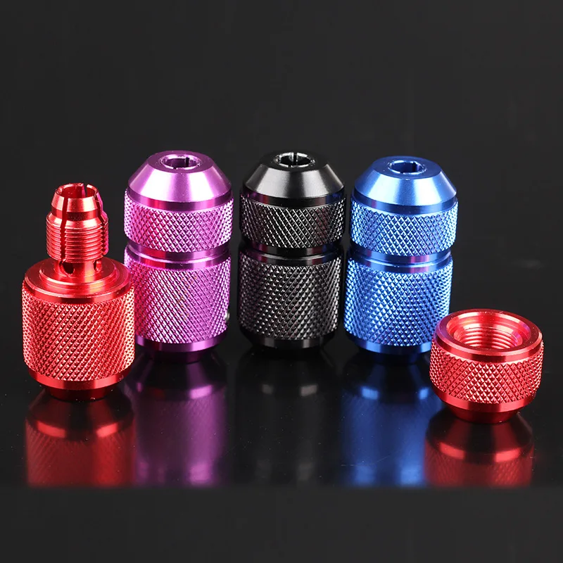 4 farben 22mm Aluminium Legierung Tattoo Maschine Grip Schlauch Hawk Nadel Patrone Tattoo Grip Tattoo Rohr Für Patronen Nadeln