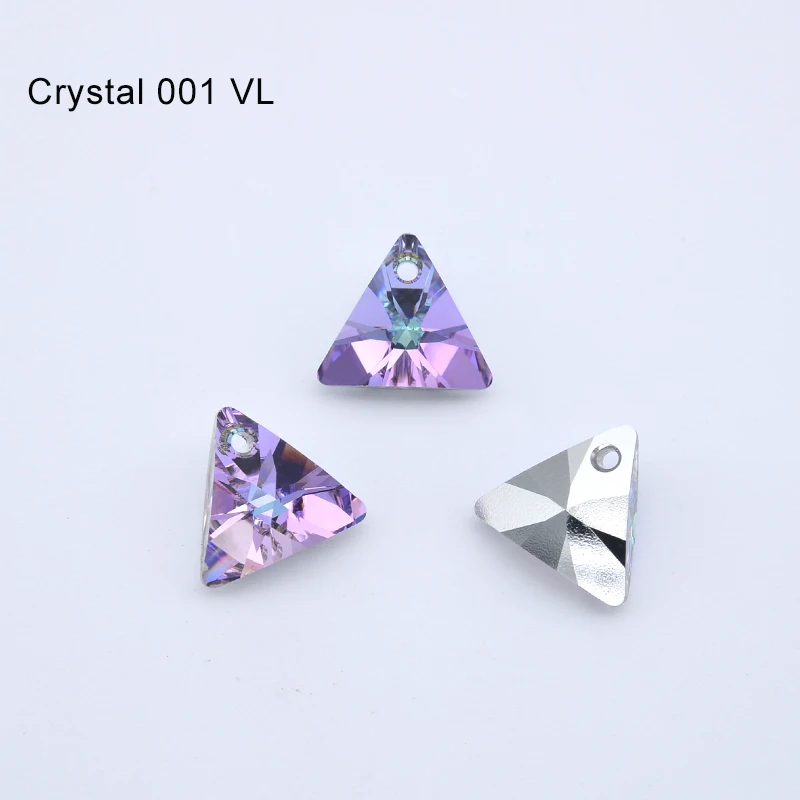 (1 piece) Original Crystal from Austria 6628 XILION Triangle Pendant Rhinestone Beads for DIY Jewelry Making