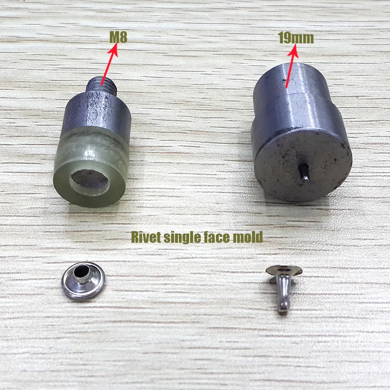 6/7/8/9/10/12/15 mm One Side Rivet Installation Tool Hand Press Button Eyelets Molds Snap Buckle Clothing & Accessories Rivets