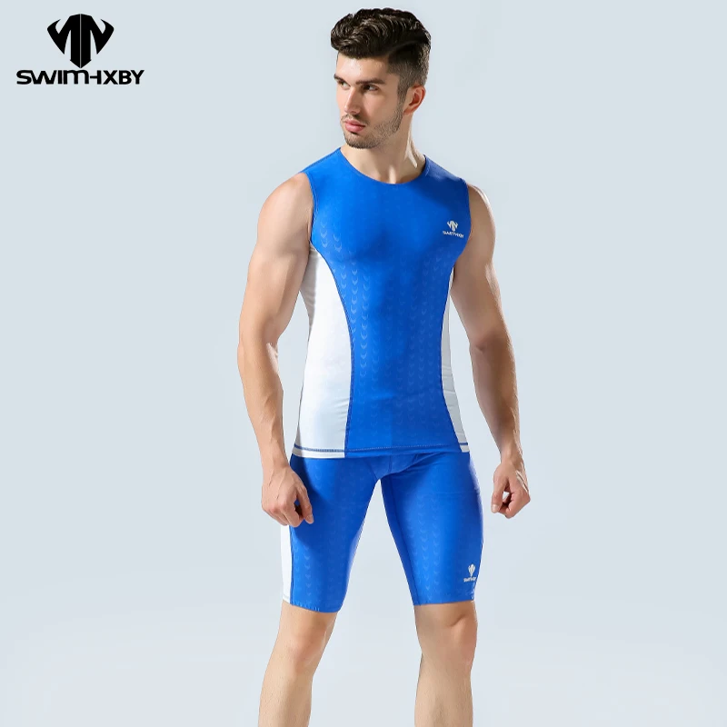 

HXBY Professional Competition Swimwear Women Swimsuit Men Women's Swimsuits With Shorts Mens Swim Wear Swimming Suit For Women