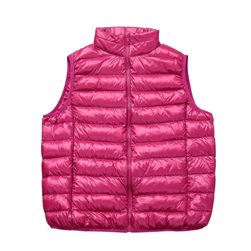6XL Super big Obese white duck down vests women vests winter Ultra obese men sleeveless Jacket lovers keep warm Waistcoat