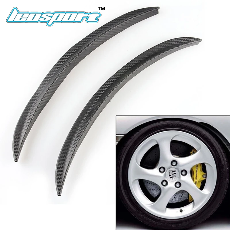 Car Fender Flares Arch Wheel Eyebrow Auto Mudguard Fender Flare Wheel Lip Body Kit Protector Cover Mud Guard Universal