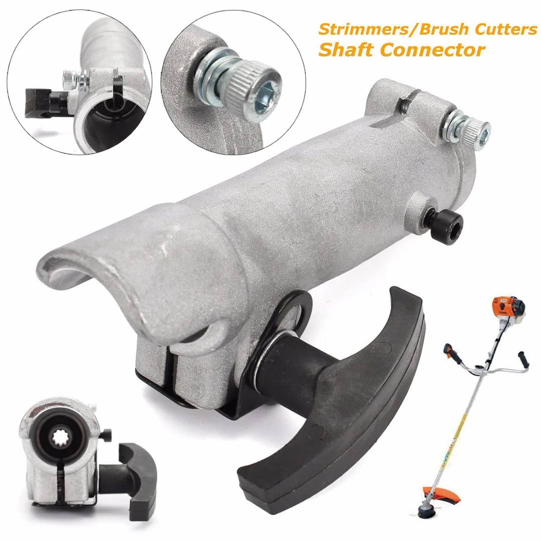 26mm 9 Spline Shaft Connector Joining Clamp Trimmer Brush Cutter Replacement Parts Drop Shipping