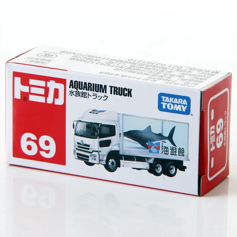 Takara Tomy Tomica 1/55 AQUARIUM Truck Metal Diecast Model Vehicle Toy Car New in Box #69