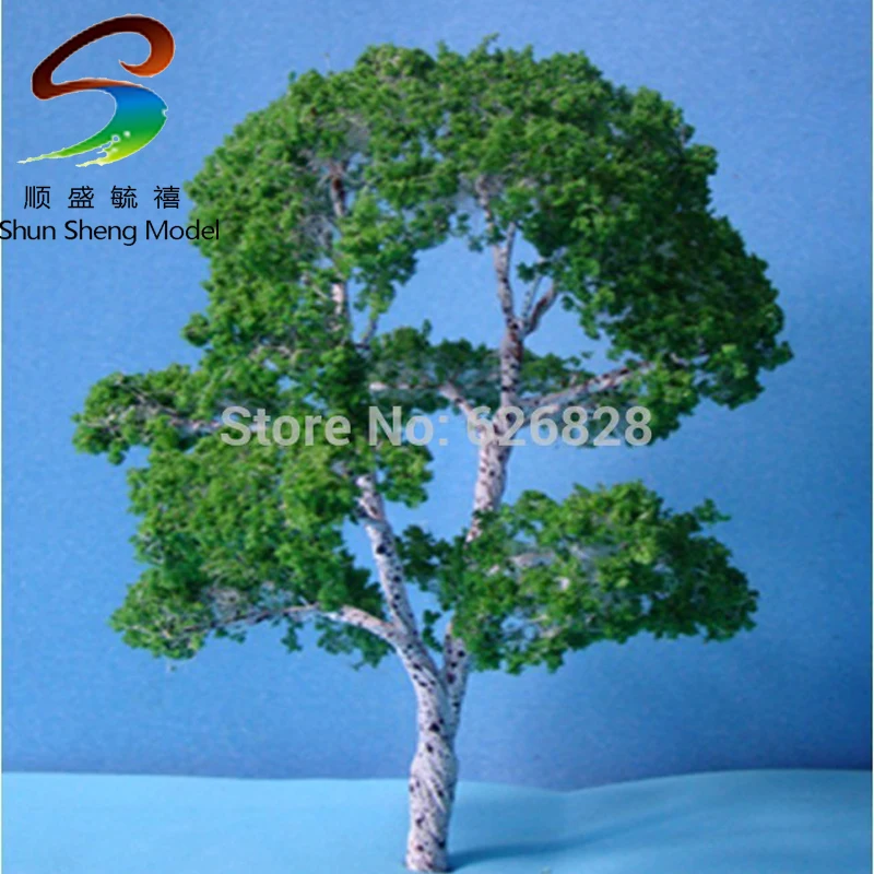 

10pcs H :100mm model wire scale tree for building model layout model tree with leaf