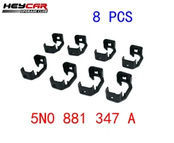 8 PCS 5N0881347A seat slide clip sliding rail blanking Cap 5N0 881 347 A  FOR VW Tiguan Sharan