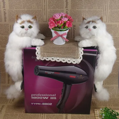 

Имитация милого цвета 31x13x12 см, модель кота из полиэтилена и меха, модель кошки, реквизит для украшения дома, модель в подарок d649