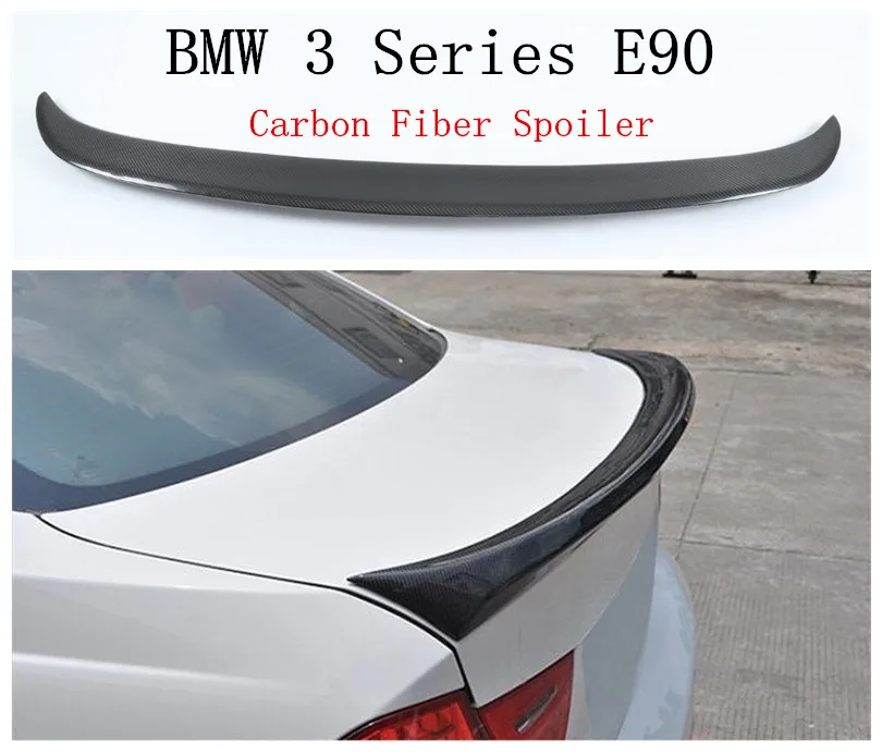 

Auto Carbon Fiber Spoiler For BMW 3 Series E90 318 320 325 330 335 2005-2012 Rear Trunk Spoilers High Quality Car Accessories