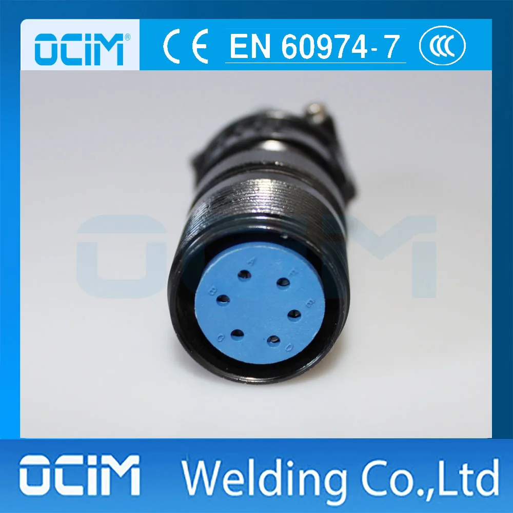 1PC 6 Pin Female  Socket Connector For Welding products