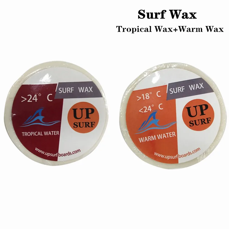 Surfboard natural wax Warm Wax+Tropical Water Wax Surfboard wax for outdoor surfing sports