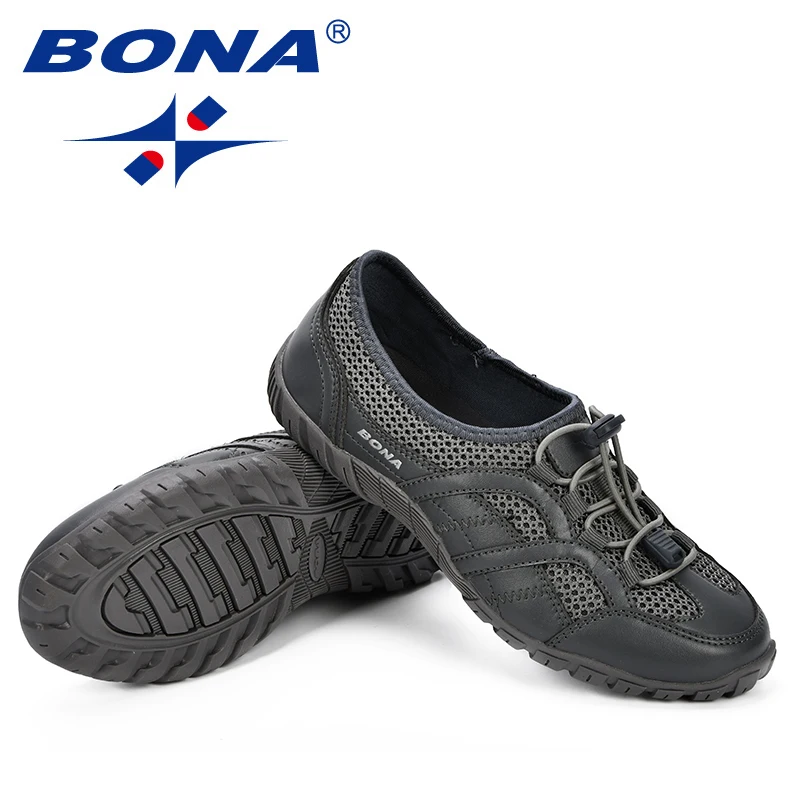 BONA-Chaussures d\'extérieur en maille pour femme, baskets de course respirantes, de sport et d\'athlétisme, nouvelle collection printemps-automne 2019