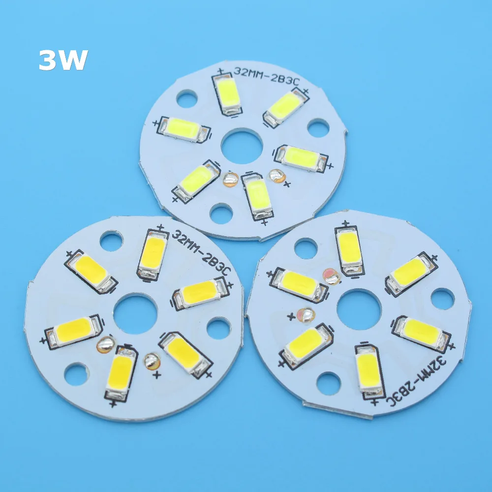 Wholesale SMD5730 LED PCB 2W 3W 5W 7W 9W 12W 15W 18W 21W 30W 36W White / Natural White / Warm White Light Source  for Led Bulb