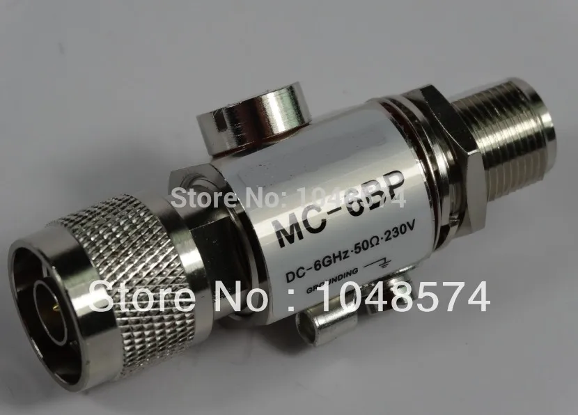 Free Shipping D-3GHz N Female to N Female CA-23R Fixed Coaxial Lightning Surge Arrester Protector