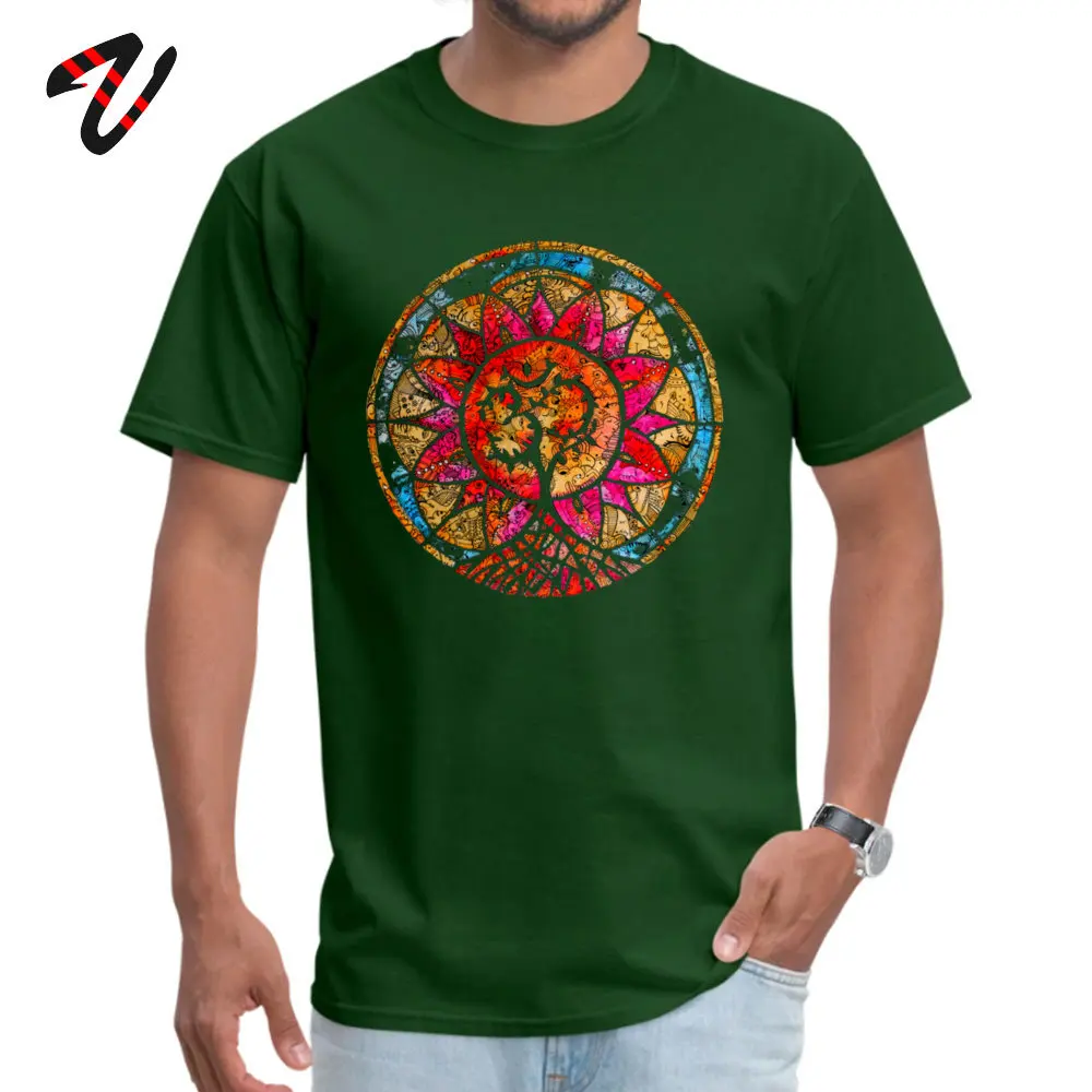 T Shirt Tree of Life Mandala Tee Shirts Summer Latest Camisa New Zealand 100% Jack Russell Terrier O-neck Men T-Shirt Camisa