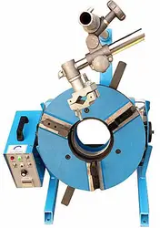 200KG welding positioner HD-200 welding turntable with WP300 lathe chucks and torch holder