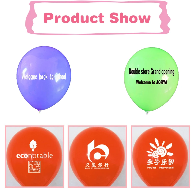 Custom balloons Printing Your Own Personalized LOGO Name Sticker advertising Birthday Party Foil Ballons for Customized