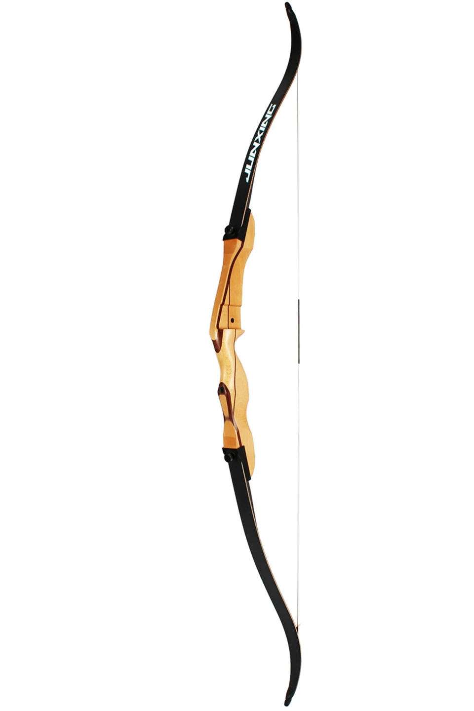 F168C 68inches 20-32lbs Wooden Recurve Bow Long Bow Tradition Bow Right Hand Outdoor Archery Hunting Target Shooting Games Bow