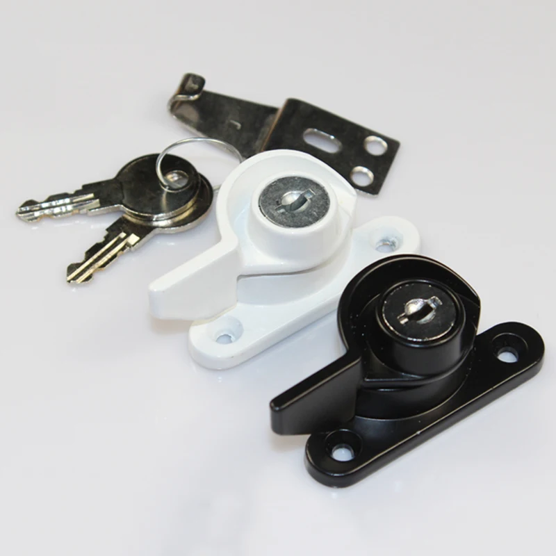 Window keyed sash lock for sliding glass door /window with key European anti-theft lock zinc alloy KF403