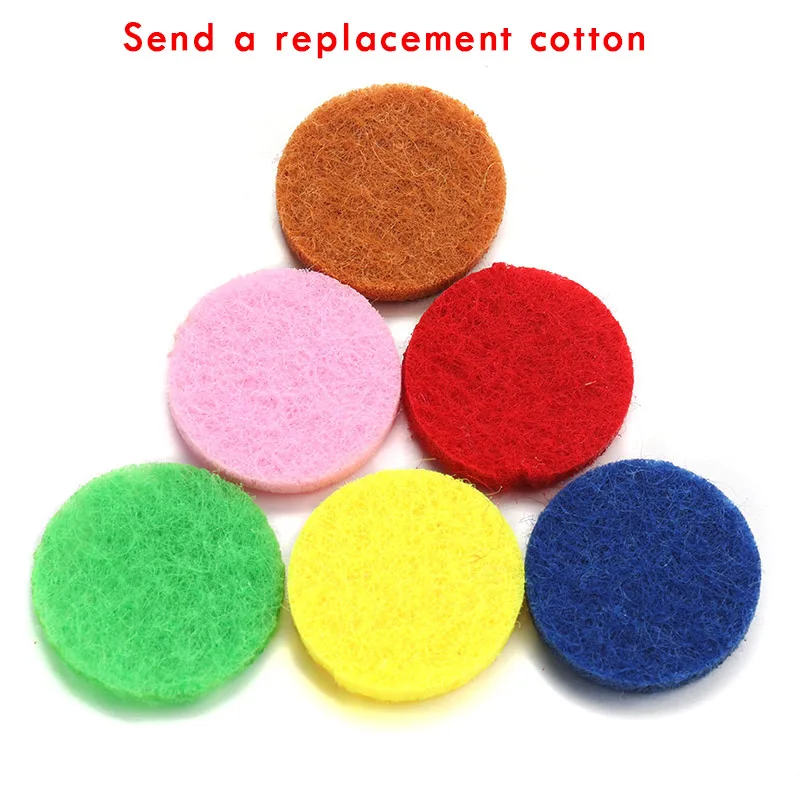 Wholesale Retro 28MM Aroma Magnetic Necklace Perfume Essential Oil Diffuser Locket Stainless Steel Pendant Aromatherapy Jewelry