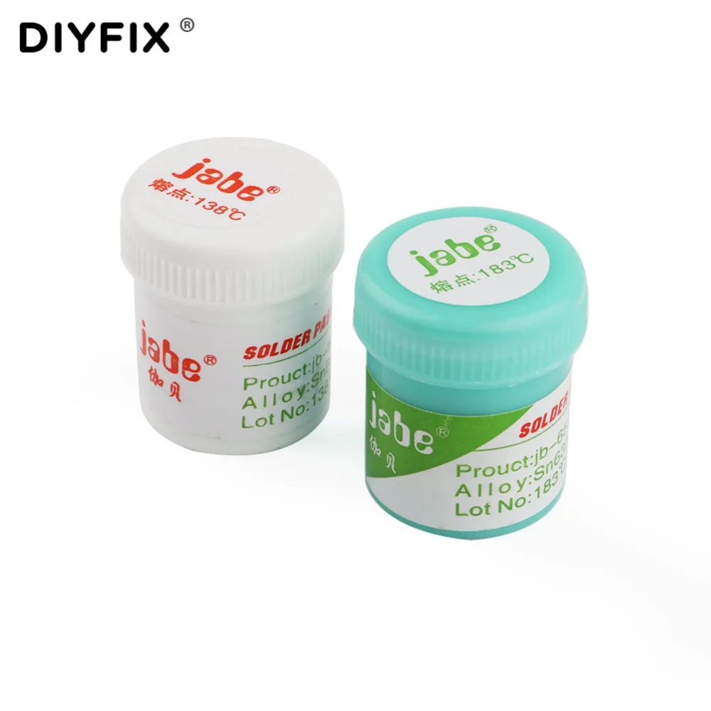 DIYFIX 1Pc pasta saldante flusso di saldatura flusso di saldatura pasta Sn63/pb37 SnBi58 per Computer telefono LED BGA SMD PGA PCB chip strumento di riparazione