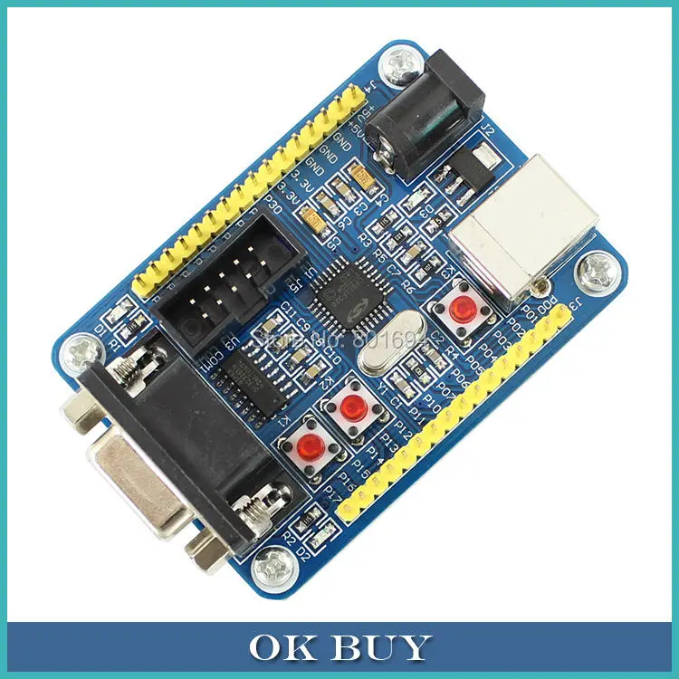 C8051F320 Mini System Programmer 51 Microcontroller Convenient Application Development Board Learning Board WIth USB