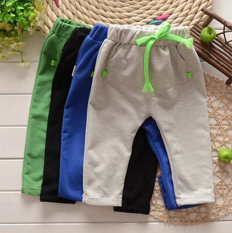 2024 Spring Autumn new Baby Harem Pants 100% Cotton Good quality Baby Boy Pants Girls Casual Pants Baby Pants