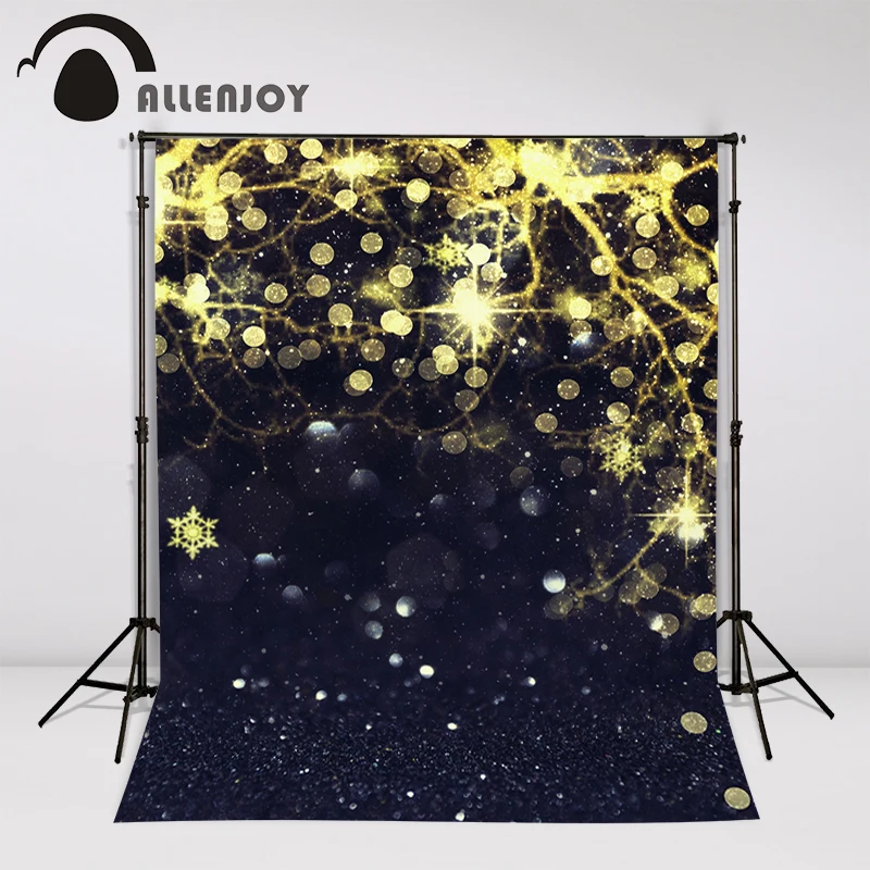 Allenjoy 사진 배경 골드 패턴 점 스파클 깜박이 눈 photophone 배경 사진 스튜디오 비닐 배경