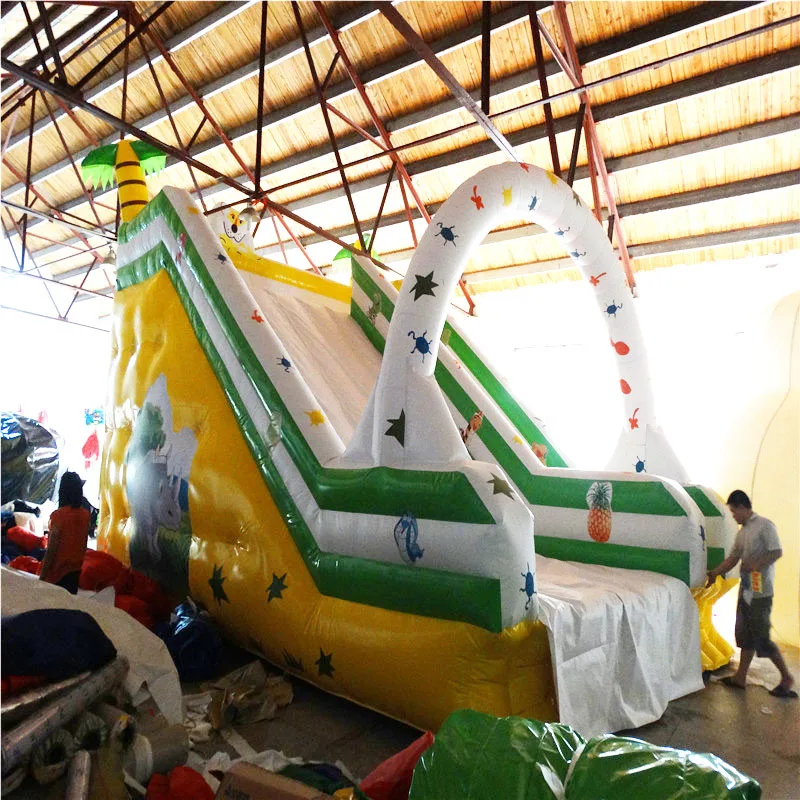 Commercial PVC inflatable slide park large outdoor castle customization