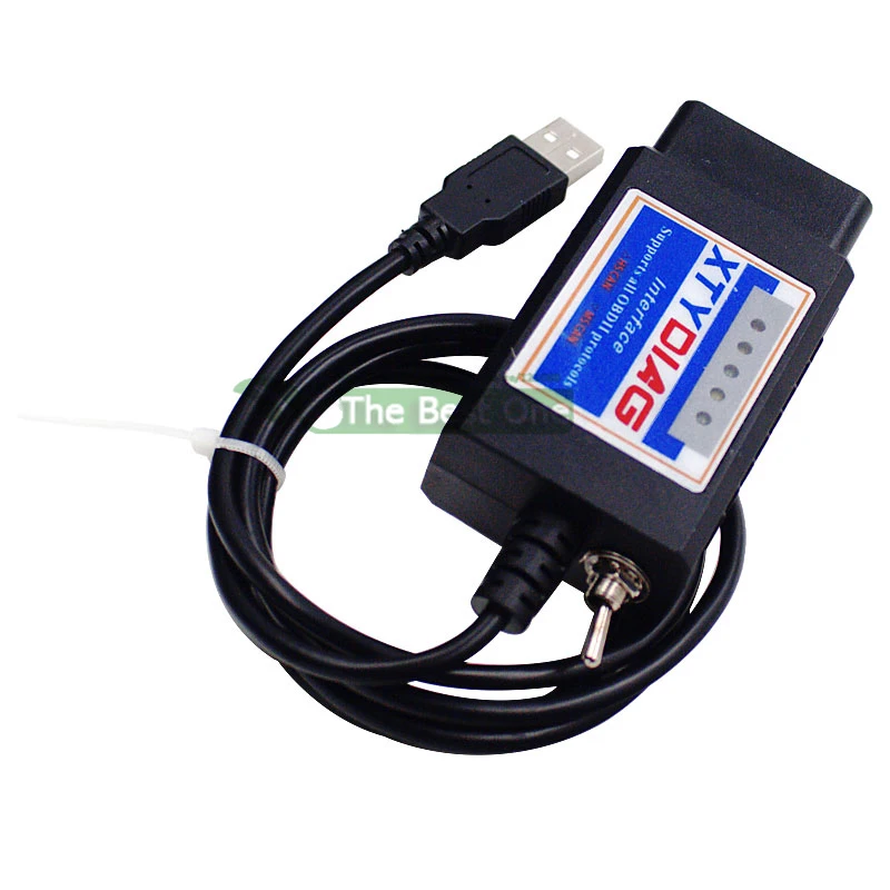 مفتاح ELM327 V1.5 USB ، قارئ رموز ، أداة ماسح تشخيصي ، رقاقة لـ HS ، MS ، علبة ، ELM ، PIC18F25K80 ، الأحدث