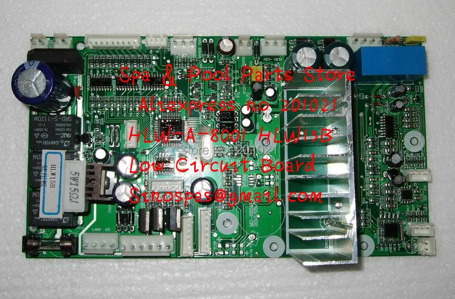 Low Voltage circuit board for HLW15B  hot tub controller Pack Monalisa,Jazzi,Sunrans Infinity Megastore spa