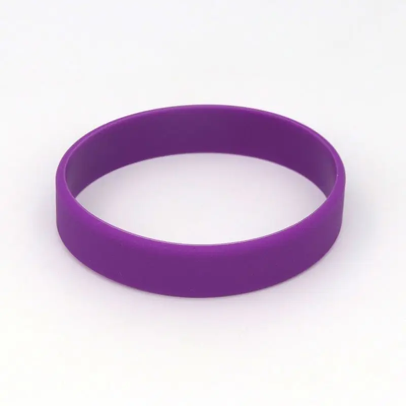 Leere Erwachsene Männer Armband Runde Silikon Armband Armband Armreifen Gummi Armband Sport Spiele Casual Schmuck Geschenk – Detail 11