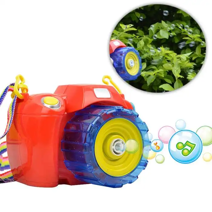 Blow Gun Toy Children Electric Bubble Soap Camera Water Blowing Maker Machine Kids Boy Girl Toys Beach Outdoor Cartoon 2021