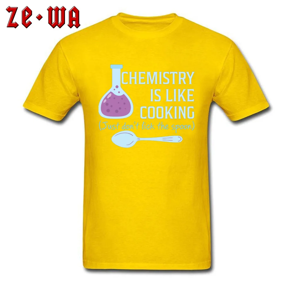 100% Cotton Men T-Shirt Geek Chemistry Is Like Cooking Funny T Shirt Short Sleeve Tops & Tees 2019 New Fashion Letter Tshirt