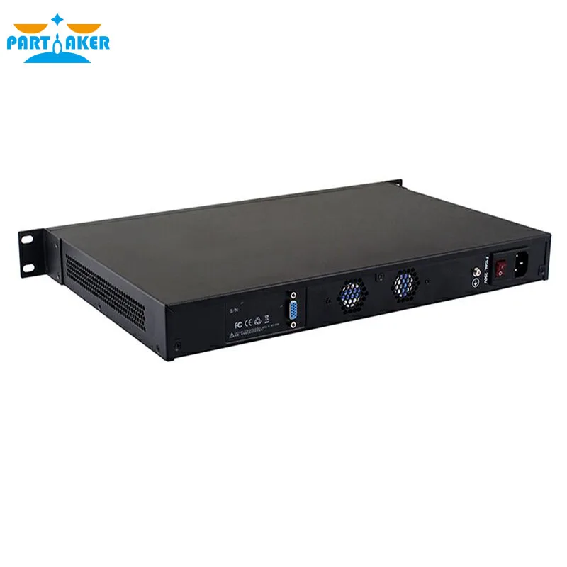 Partaker-servidor de seguridad R2 1U, cortafuegos, D525, con intel PCI-E, 1000M, 4 LAN, 2GB de Ram, 32GB, SSD, Pfsense Router