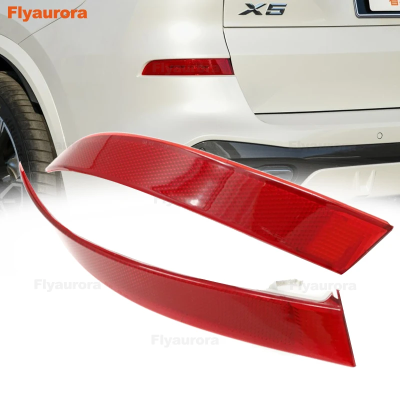 Rear Bumper Reflector Fog Warning Light Brake Light Tail Lamp Stop Light For BMW X5 E70 2011-2013 63147240998 Left/Right