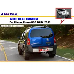 For Nissan Xterra N50 2013-2015 Car Rearview Rear View Camera Back Parking RCA NTST PAL AUTO HD CCD CAM Accessories Kit