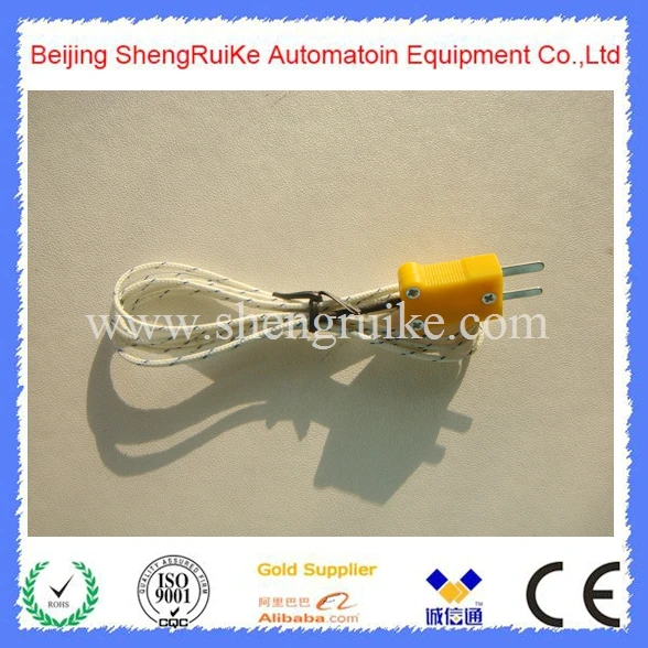 0-400C TP-01 K Type welding Point  Fiberglass Thermocouple