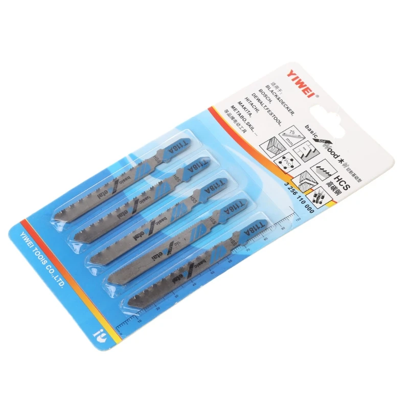 5 Pcs HSS T118A Jig Metal Fast Cutting Reciprocating