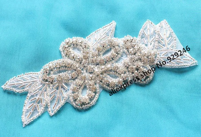 20pc/pack wholesale flower leaf crystal rhinestone for bridal dress decoration hotfix stone trims for garment hat bags accessory